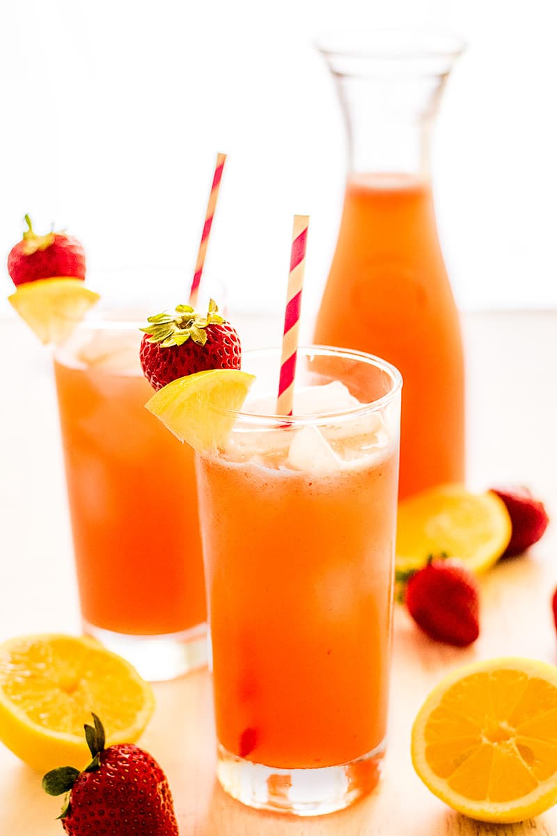Easy Homemade Strawberry Lemonade for Two: Perfect Summer Drink